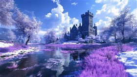 Castle Snow N Purp