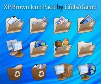 XP Brown Icon Pack