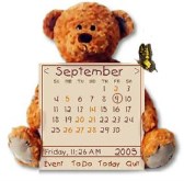 Teddy Bear Rainlendar