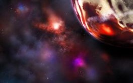 Red Nebula_w_planet