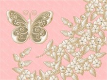 Beige Butterfly V. 2