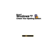 MS Windows XP - Check Your Spelling Edition