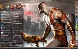 god of war with molten theme