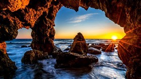 Sunset_Sea_Caves