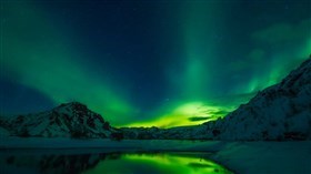 Aurora Borealis Snow