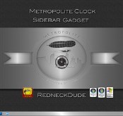 Metropolite Clock Sidebar Gadget