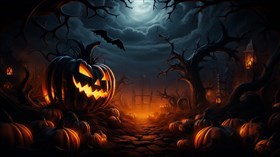 4K Pumpkin House