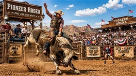 4K Bull Rider