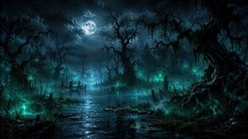 4K Dark Swamp