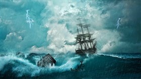 Sea Ship Storm 