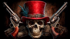 4K Old West Dead Red