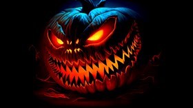 4K Evil Pumpkin