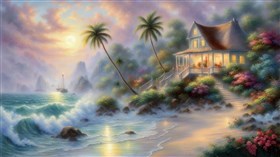 4K Foggy Seascape