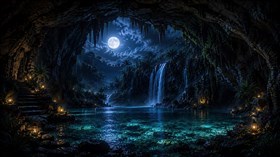 4K Lagoon Cave