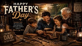 4K Happy Fathers Day