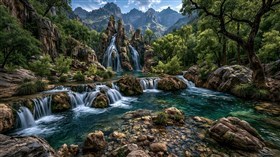 4K Amazing Riverfalls