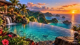 4K Patio Pool View