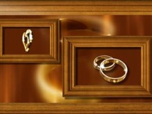 framed rings and hearts