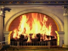 the virtual fireplace