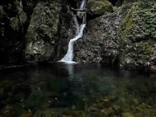 clear pool waterfall