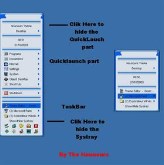 Desktop Bar Blue - English Pack