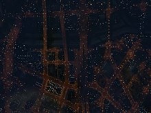 GTAV Top Down Night View