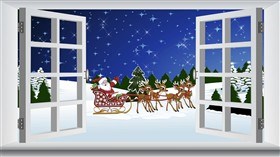 Christmas Santas Coming LV