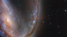 Supernova Host Galaxy from Hubble Telescope